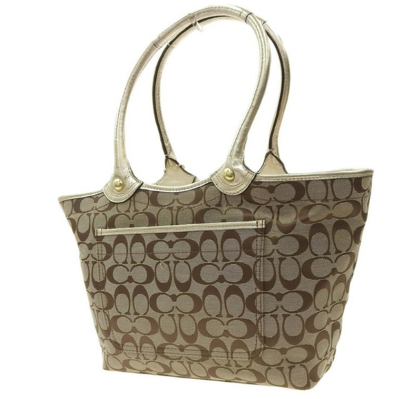 Coach Bleeker Floral Tote, EUC - Picture 3 of 5